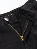 Women's Black Straight Fit Casual Jeans
