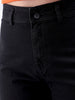 Women's Black Bootcut Fit Solid Five Pocket Jeans