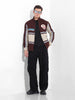 Men's Maroon Regular Fit Graphic Printed Street Wear Shirt