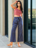 Women's High Waist Denim Flare Pant