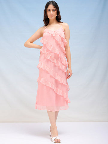 Women's Solid A-Line Slip Dress