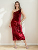 Women's Solid Velvet Dress