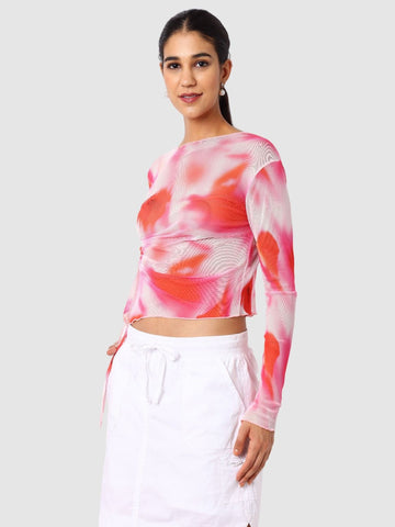 Women's Multicolor Regular Fit Party Wear Top