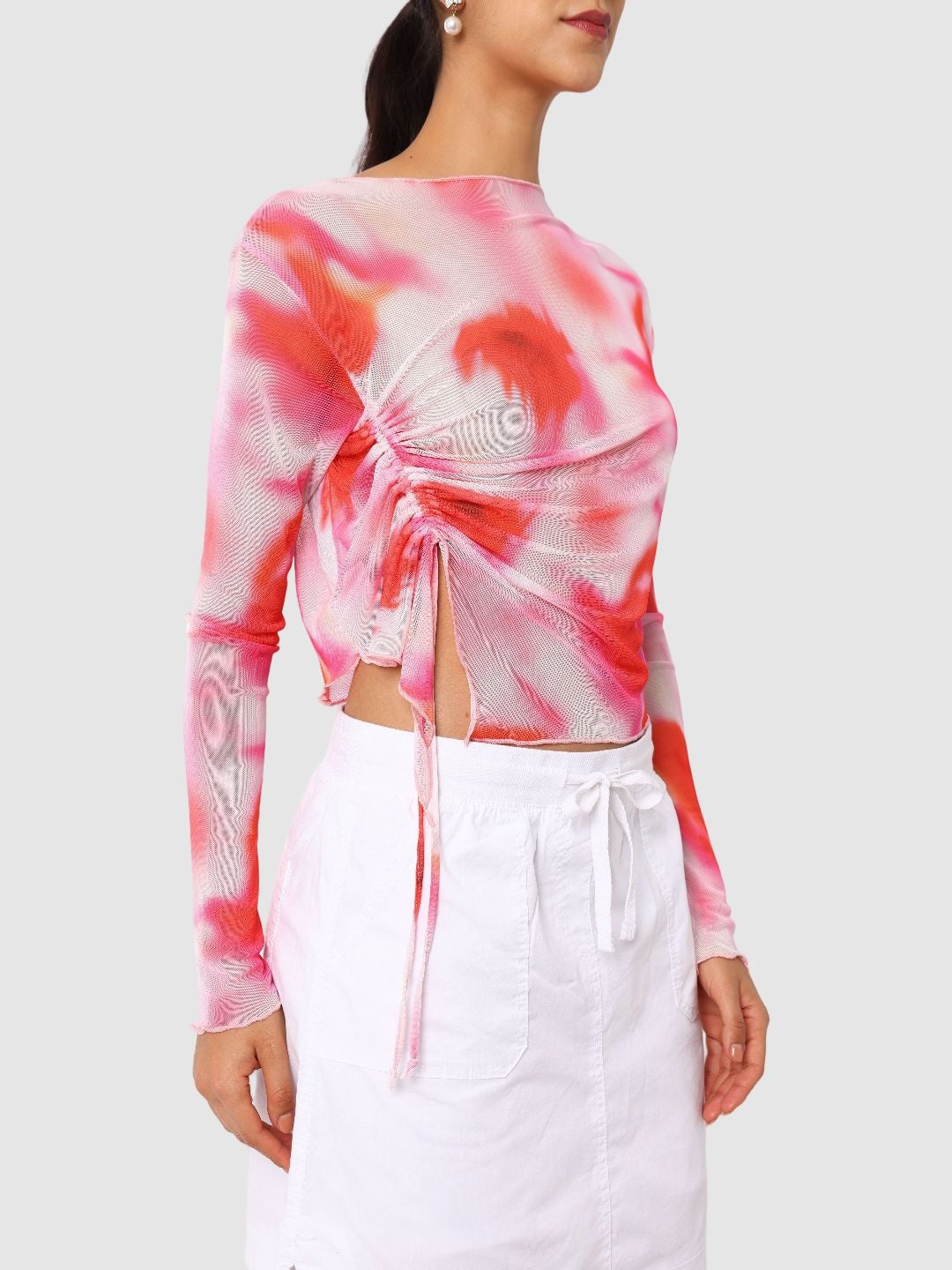 Women's Multicolor Regular Fit Party Wear Top