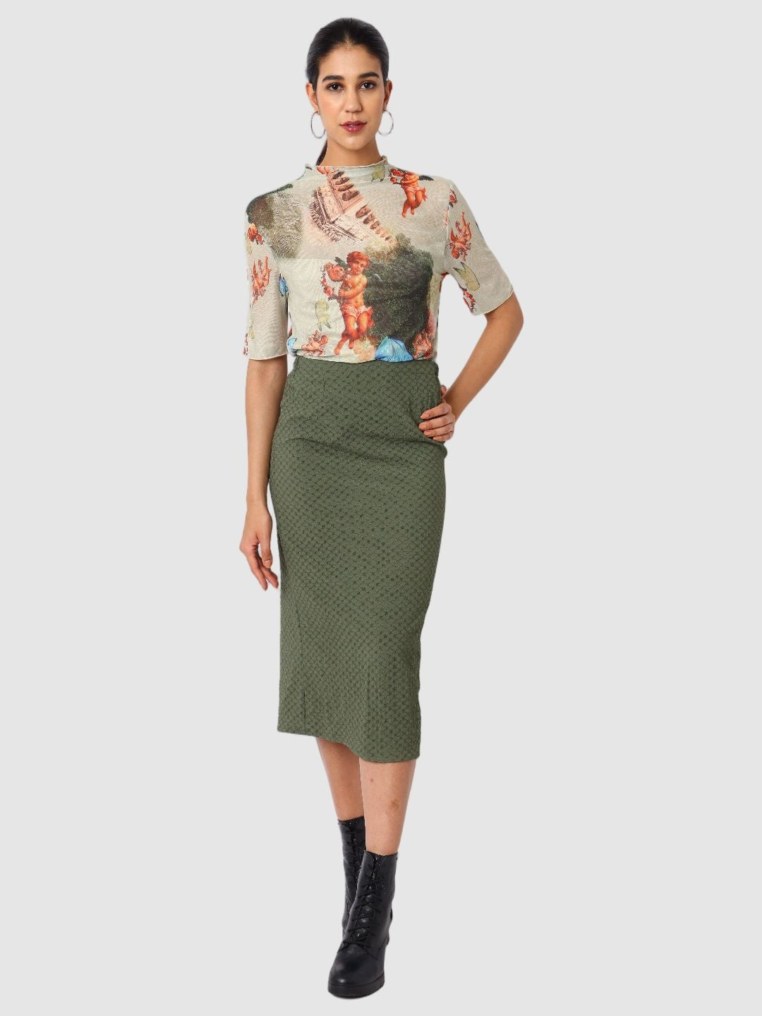 Women's Multicolor Regular Fit Party Wear Top