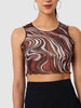Women's Black Regular Fit Party Wear Top