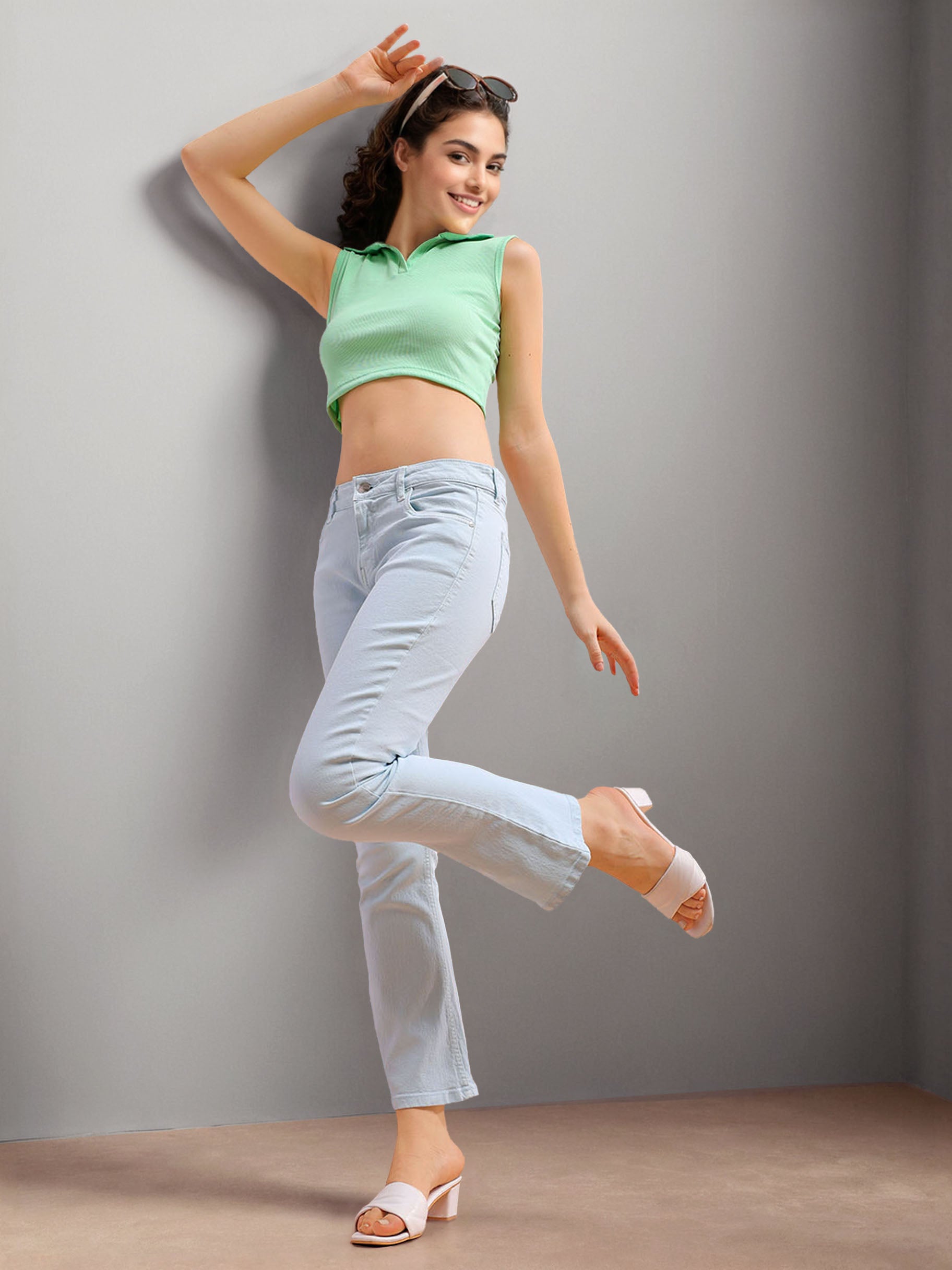 Women's Clean Look Bootcut Jeans