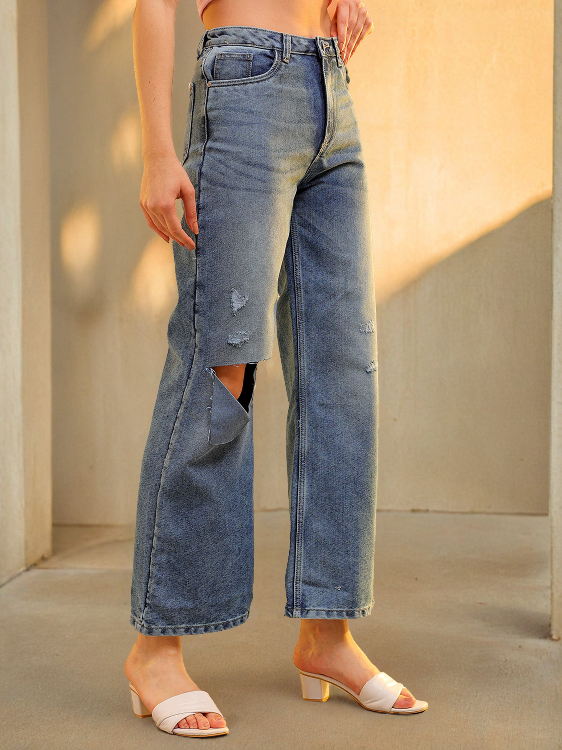 Women's Solid Jeans