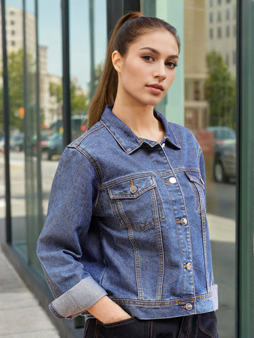 Women's Back Printed Jacket