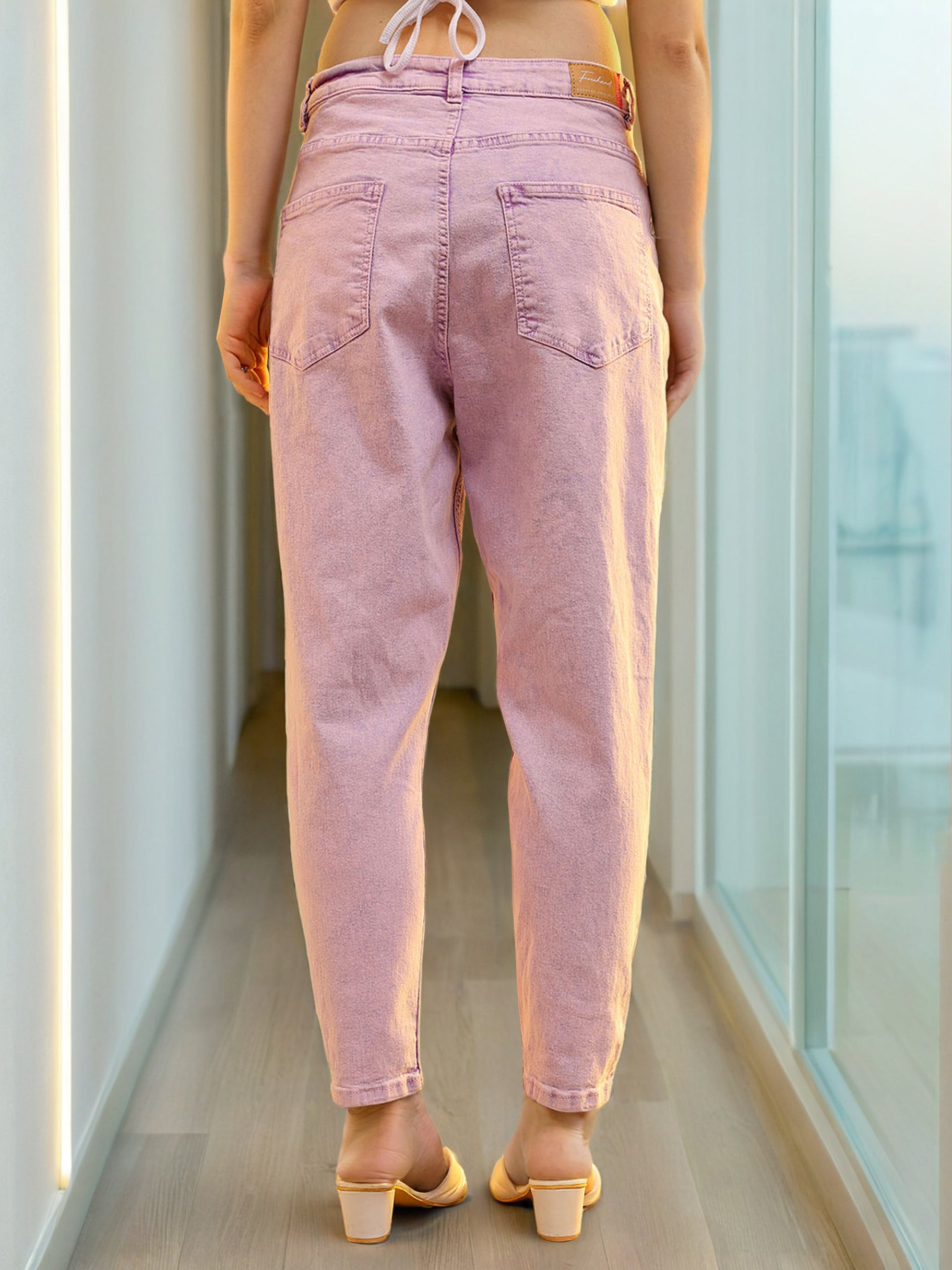 Women's Overdye Mom Fit Jeans