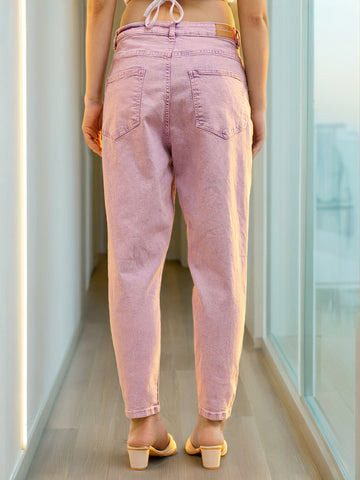 Women's Overdye Mom Fit Jeans