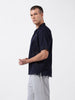 Men's Blue Relaxed Fit Solid  Resort Wear Shirt