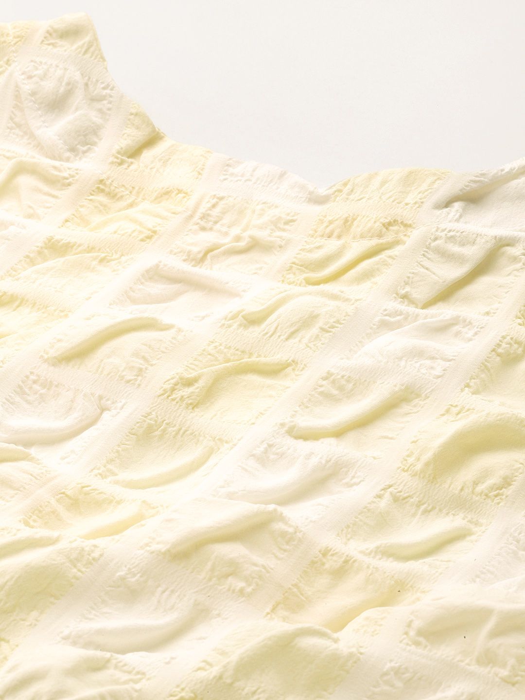 Women's Fitted Textured Asymmetric Top