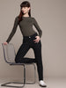 Women's Black Slim Fit Casual Jeans