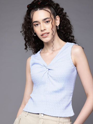 Women's Fitted Textured Tank Top