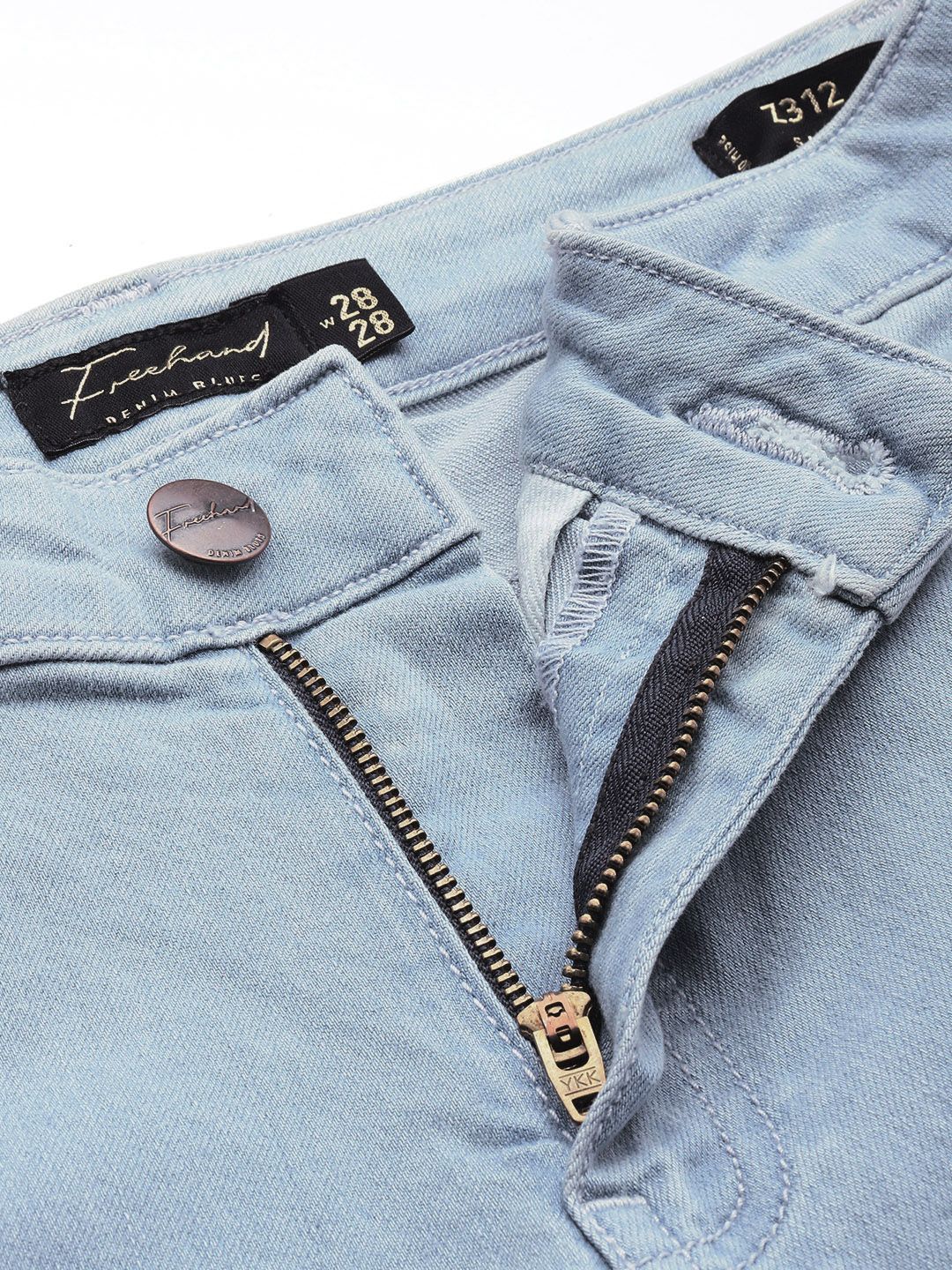 Women's Blue Slim Fit Vintage Jeans