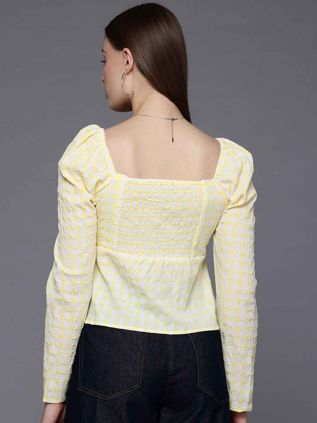 Women's Regular Fit Textured Regular Top