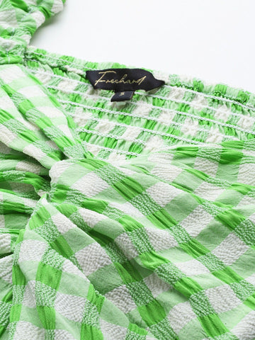 Women's Regular Fit Textured Twist Top