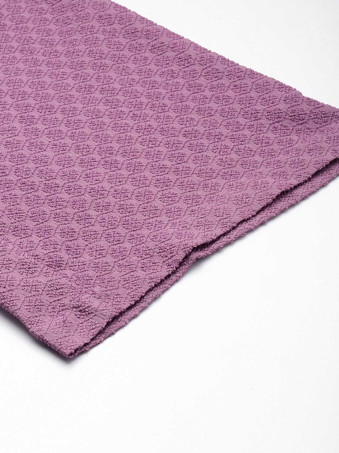 Women's Purple Regular Fit Casual Trousers