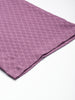 Women's Purple Regular Fit Casual Trousers