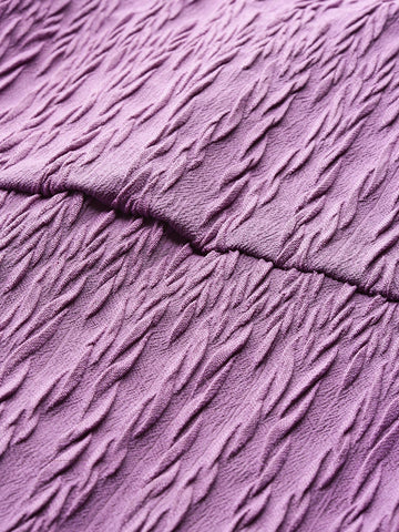 Freehand Women Fit And Flare Textured Ruffle Dress