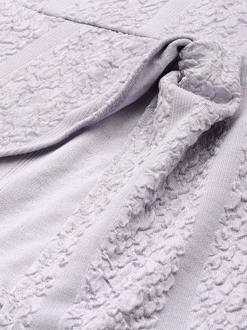 Women's Regular Fit  Textured Knotted Top