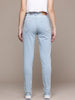 Women's Blue Slim Fit Vintage Jeans