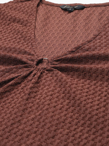 Freehand Women A Line Textured Shift Dress