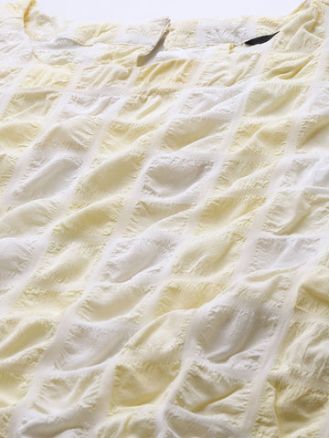 Freehand Women Fitted Textured Top & Skrit Co-ords Set