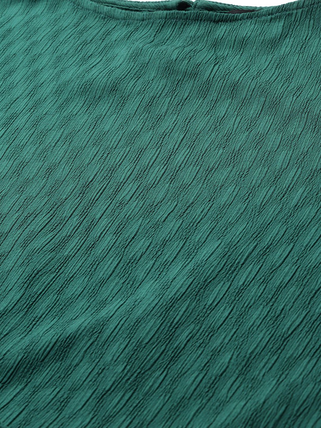 Women's Relaxed Fit Textured Ruched Top