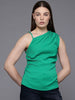 Women's Fitted Textured One Shoulder Top