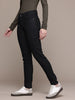 Women's Black Slim Fit Casual Jeans
