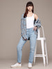 Women's Blue Slim Fit Casual Jeans