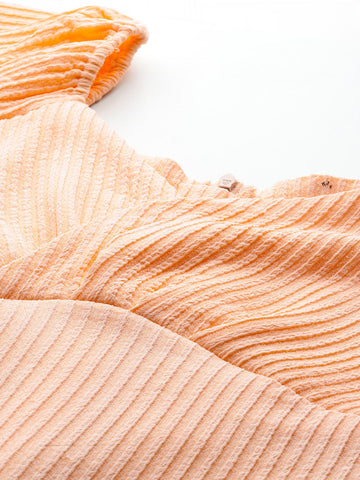 Freehand Women Fitted Textured Midi Dress