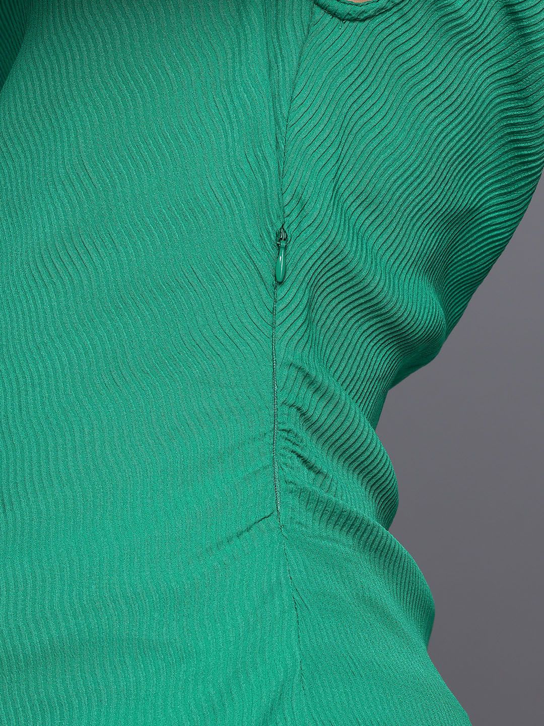 Women's Fitted Textured One Shoulder Top