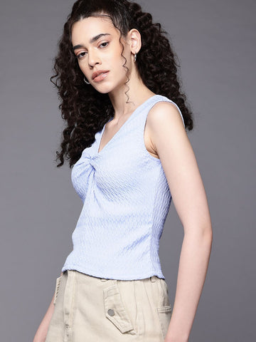 Women's Fitted Textured Tank Top