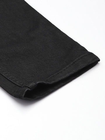 Women's Black Slim Fit Casual Jeans