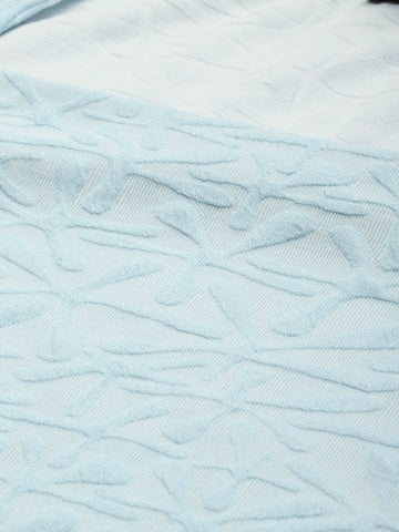 Freehand Women Fit and Flare Textured Midi Dress