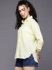 Freehand Women Regular Fit Textured Casual Long Shirt
