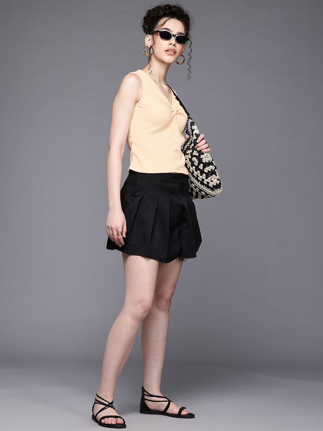 Women's Fitted Textured Tank Top