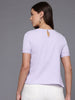 Women's Relaxed Fit Textured Ruched Top