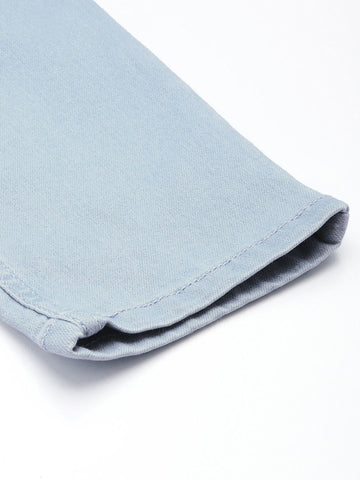 Women's Blue Slim Fit Vintage Jeans