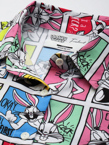 Freehand Women Regular Fit Looney Tunes Casual Shirt