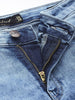 Women's Blue Slim Fit Vintage Jeans