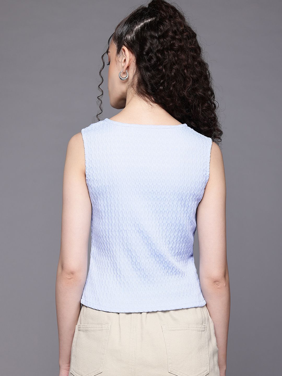 Women's Fitted Textured Tank Top