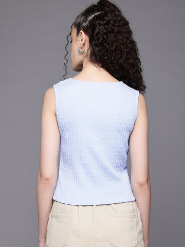 Women's Fitted Textured Tank Top