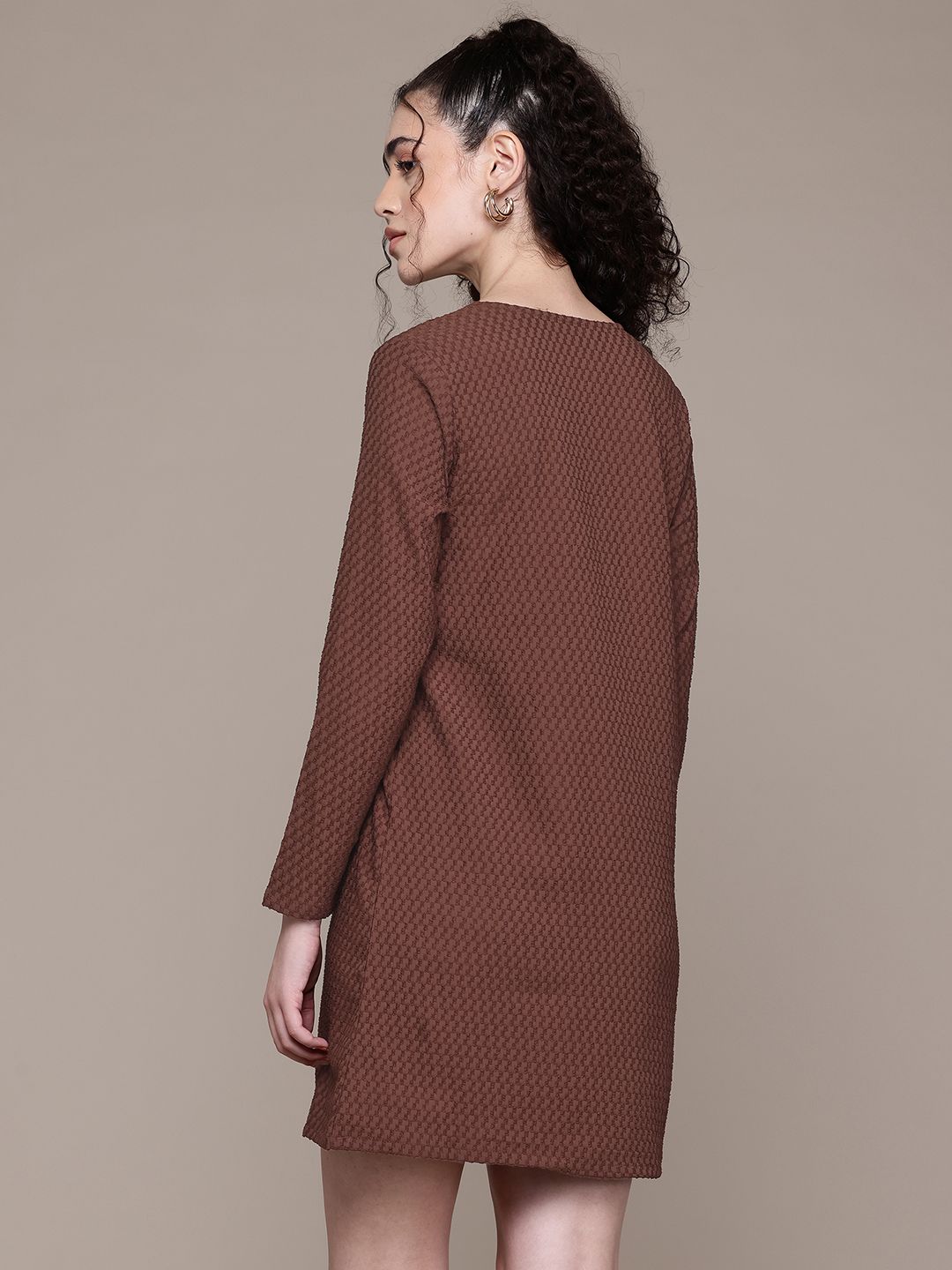 Freehand Women A Line Textured Shift Dress