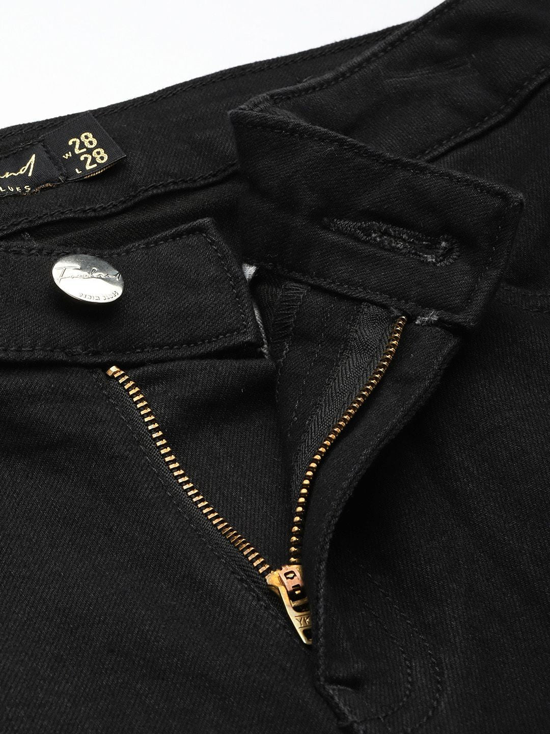 Women's Black Slim Fit Casual Jeans