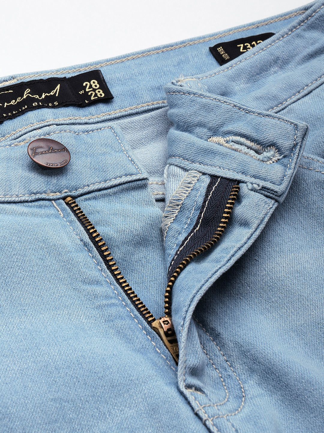 Women's Blue Slim Fit Casual Jeans