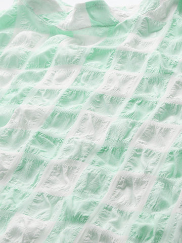 Women's Fitted Textured Regular Top